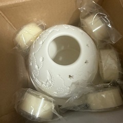 アロマキャンドルランプ新品の画像