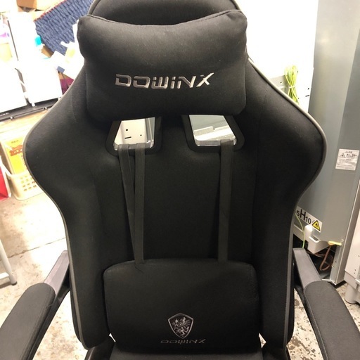 おまけ付き DOWINX ゲーミングチェア  PCデスク 黒 ブラック