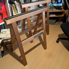 MALKI（現 Kido）　ウッドスタンド　2脚組の画像