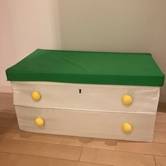 おもちゃ箱　折りたたみ　IKEA　の画像