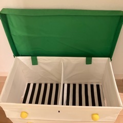 おもちゃ箱　折りたたみ　IKEA　の画像