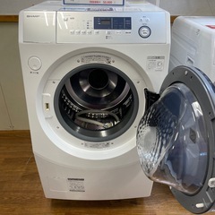【安心の6ヶ月保証】SHARPのドラム式洗濯機　の画像
