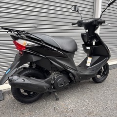 4337.綺麗な一台　アドレスv125s バッテリー、シート、ミラー新品　千葉県柏市　即日配送、自走引き取りも可能の画像