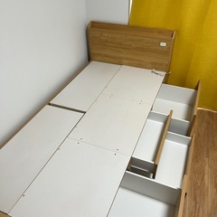 ニトリ　チェストベッドフレーム(シングルサイズ)の画像