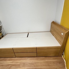 ニトリ　チェストベッドフレーム(シングルサイズ)の画像
