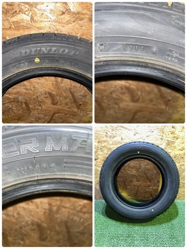 ダンロップ WM02 155/65R14 21年