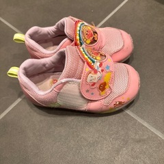 アンパンマン／ピンク／スニーカー／17cmの画像