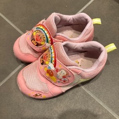 アンパンマン／ピンク／スニーカー／17cmの画像