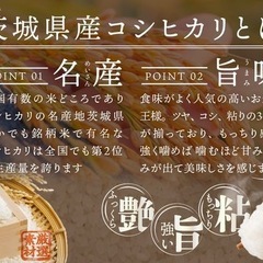 ㉘令和7年茨城県産コシヒカリ10キロ入り数量限定となっておりますの画像