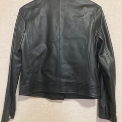 新品未使用　OPAQUE.CLIPライダースジャケット Sサイズ ショート丈の画像