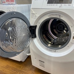 【安心の1年保証】SHARP のドラム式洗濯機の画像