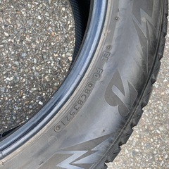 BLIZZAK DM-V3 235/55R19 2本 スタッドレスタイヤ 2021年製 8分山 バリ山 溝あり NX RX RAV4の画像