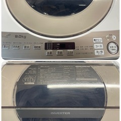 【中古】¥15,800 シャープ9.0K洗濯機　店長オススメ【IK05】の画像