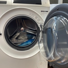 【安心の1年保証】 AQUA のドラム式洗濯機の画像