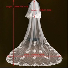 新品未使用　ウエディングベールの画像