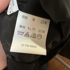 パーティーやちょっとしたお祝いごとに🍾おしゃれ🖤ジャケット🧥チェック柄13+表地毛100％裏地キュプラ100％秋冬コートLeilian黒•茶色の画像