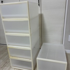 無印　ホワイトボックス　6個　　の画像