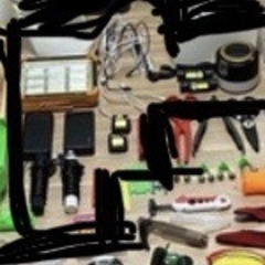 今日迄‼️値段交渉OK‼️中古　釣り用ライト類＋集魚灯＋モバイルバッテリー56,800×2の画像