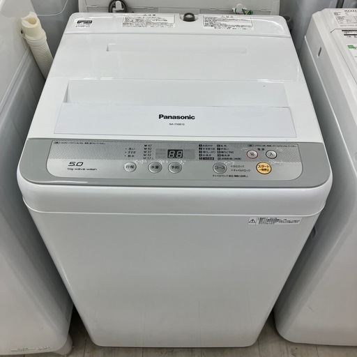 安心の6ヶ月間保証つき！Panasonic 全自動洗濯機　5.0kg 2017年製　50/60Hz【トレファク堺福田店】