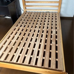ニトリ セミダブル すのこベッド の画像