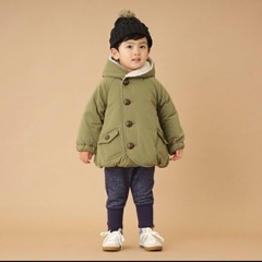 美品　バルーンコート　フリース　100cmの画像