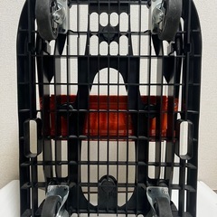 トラスコ中山(TRUSCO) カルティオ 樹脂製運搬車 樹脂 台車 ストッパー付き 折り畳み 黒 780×490mm 自重7.3kg 軽量 MPK720の画像