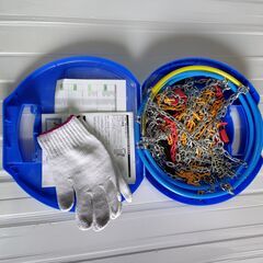 【新品・未使用】HooMoo タイヤチェーン 金属製  亀甲チェーン 9mm 取付簡単 車チェーン TUV/GS認証 KN100の画像