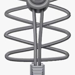 結ばない靴ひも　グレーの画像