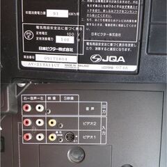 ビクター　21型ブラウン管テレビ　AV-21YA11　現状品の画像