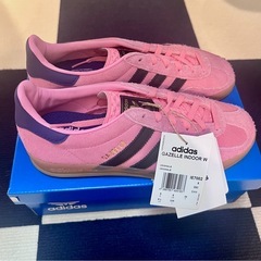 adidas ガゼル ピンクの画像