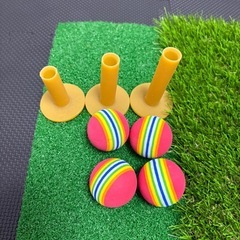 ゴルフ練習の画像