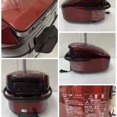 R729 ☀️ HITACHI スチーム圧力IH炊飯ジャー 5.5合炊き RZ-MV100K ⭐ 動作確認済 ⭐ クリーニング済の画像