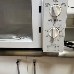 電子レンジ2018年製の画像