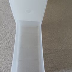 無印良品　小物収納ボックス３段（半透明）の画像