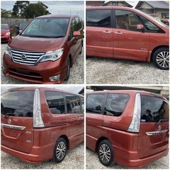 🇯🇵😊👍 セレナハイウェイスターHV。2014年式。走行距離10.2万キロ。車検2年。価格はコミコミです。🤗😊👍🇯🇵の画像