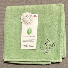 【未使用新品】イオン　トップバリュ(TOPVALU) オーガニックコットンハンカチ 2枚の画像