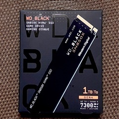 新品SSD 1TB WD _BLACK SN850X NVMeの画像