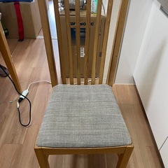 IKEA NORRNAS ダイニングチェア2脚の画像