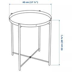 【人気】IKEA GLADOM グラドム サイドテーブルの画像