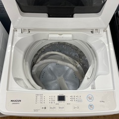 【安心の1年保証】maxzen の全自動洗濯機の画像