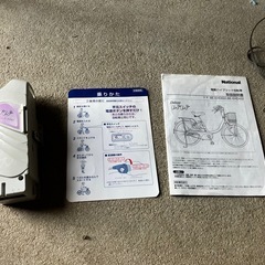 決まりました ナショナル　電動自転車の画像