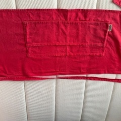 お値下げ中🌸エプロン赤【11/9お取引き最終】の画像