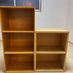 カラーボックス　2個セット