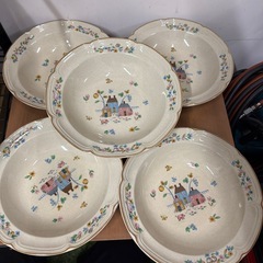 レトロ 食器 プレートの画像