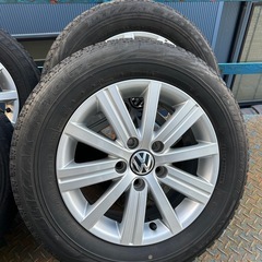 フォルクスワーゲン　純正　15インチ スタッドレスタイヤセット　引取限定　新潟市の画像