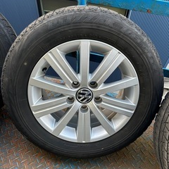 フォルクスワーゲン　純正　15インチ スタッドレスタイヤセット　引取限定　新潟市の画像