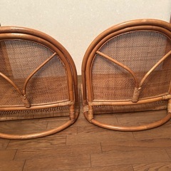 籐の座椅子の画像