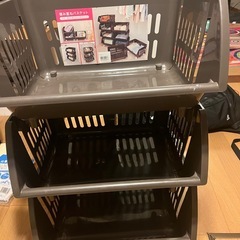 積み重ねバスケットの画像