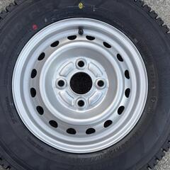 タ4 クリッパー U71V 純正スチール ヨコハマ 新品スタッドレス 2025年製 12インチ 3.5J-12 +38 100-4Hの画像