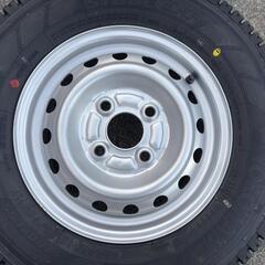 タ4 クリッパー U71V 純正スチール ヨコハマ 新品スタッドレス 2025年製 12インチ 3.5J-12 +38 100-4Hの画像